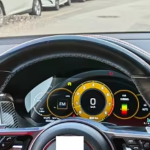Affichage du compteur de vitesse numérique du tableau de bord pour Porsche Manca 2014-2025, conduite à gauche, écran LCD du tableau de bord - Product Image 2