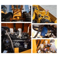 Chargeuse sur pneus diesel de 2 tonnes avec moteur Weichai, chargeuse frontale haute efficacité pour la construction et l'agriculture