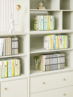 Bibliothèque simple en plastique transparent avec étagère de lecture fixe et rangement de livres Bureau de séparation d'artefact de salon