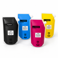 Poudre de toner universelle CMYK de 1 kg compatible avec les imprimantes laser couleur HP, Canon, Konica, Ricoh, Xerox, Brother, Samsung