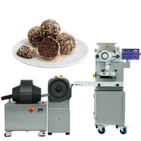 Machine de production de boules de collation entièrement automatique, machine à fabriquer des boules de collation Energy Bliss, machine à fabriquer des boules de dattes à la noix de coco, machine à enrober, machine à fabriquer des boules de protéines