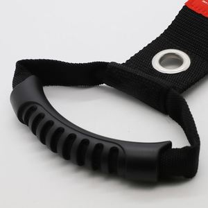 Custom Heavy Duty Nylon Hook and Loop Strap with Ergonomic Handle for Garage Hose Organization - Product Image 2