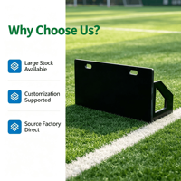 Panneau de rebond de football en UHMWPE, réglable, pliable, portable, résistant à l'usure, pour entraînement de passe, pour enfants et adultes