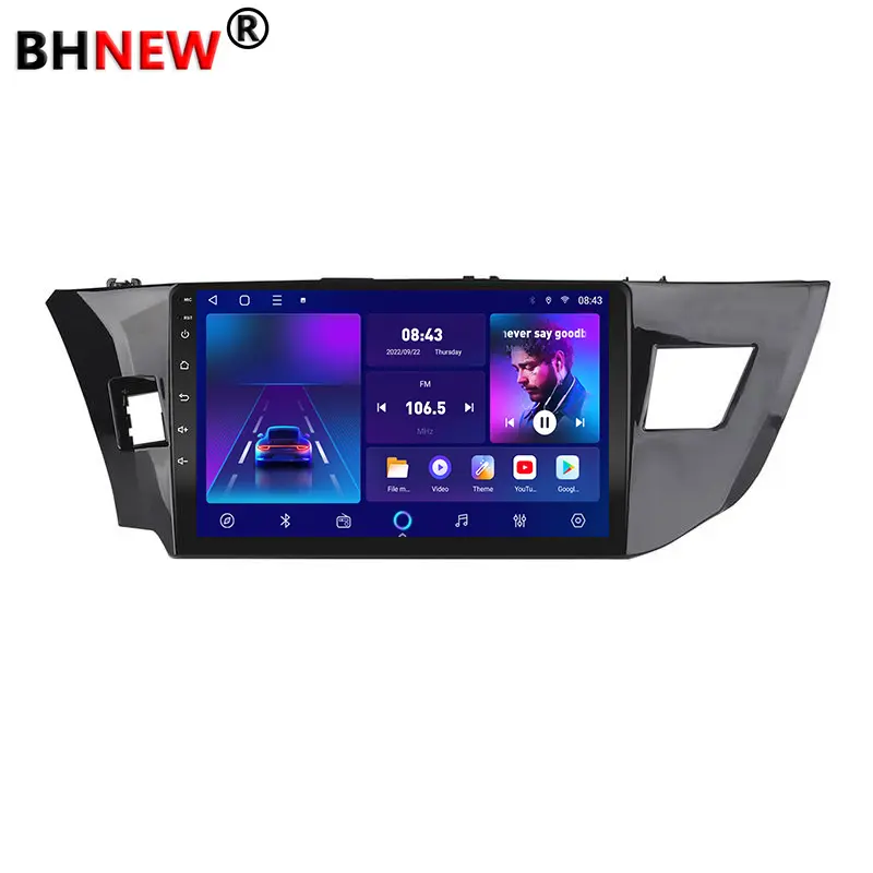 Bildschirm Auto Android Audio für Toyota Levin Corolla 2013-2015 8Core 4G 64G Unterstützung WIFI BT Carplay 4G SWC
