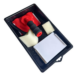 Herramientas de pintura Juego de recortadora de bordeadora de pintura de pared que incluye recargas de bandeja de pintura Recortadora de bordeadora con poste telescópico acoplable - Product Image 2