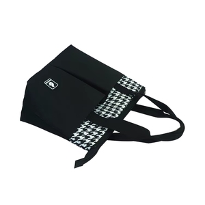 Sac à bandoulière en nylon grande capacité pour femme avec poches, style japonais, poignée unique, fermeture éclair, décoration lettres, sac à main - Product Image 5