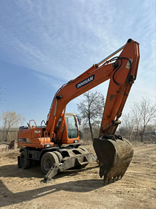 Excavadora usada duradera de gran potencia Excavadora Doosan Excavadora hidráulica Doosan de rueda DH210W-7 en excelentes condiciones - Product Image 4