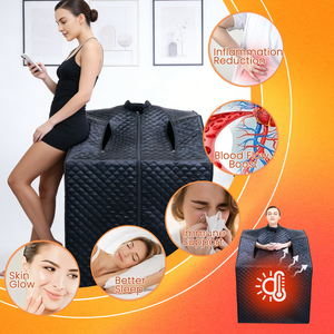 ZT High Quality <b>Portable</b> Foldable Steam <b>Sauna</b> Tent Dry Whole Body Spa Room for Bedroom or Villa Half Body <b>Sauna</b> Steam Bath - Product Image 4