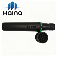 Microphone sans fil portable 2,4 GHz Plug & Play avec récepteur audio pour KTV et soirées – Système de microphone sans fil