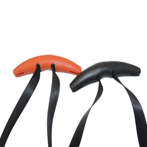 Poignée de traction Fitness Horn Handle pour tractions et tirages hauts, en TPR, unisexe, accessoire de musculation, noir, paire - Product Image 5