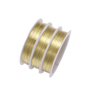 <b>Copper</b> Wire For <b>Bracelet</b> Making 1mm Round Gold <b>Copper</b> Rhodium Color Preserving Jewelry Findings - Product Image 3