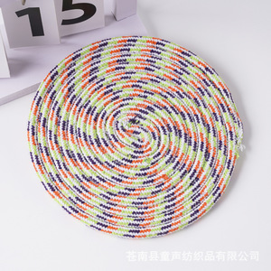 Jouets en corde de coton pour animaux de compagnie, jouets à mâcher durables à rayures pour petits chiens, utilisation en intérieur - Product Image 3