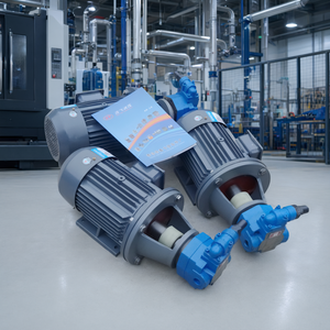 Pompe à engrenages cycloïdaux Xin Fei BB-B, unité moteur horizontale/verticale 2,2KW-7,5KW en fonte pour lubrification de machines-outils - Product Image 2