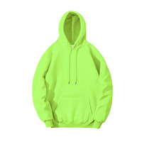 Fitspi Unisex Fleece Voering Hoodie Winter Anti-Krimp Effen Kleur Hoodie Sweatshirt Fabrieksprijs OEM Aangepaste Logo Hoodie