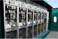 Unidad de Anillo Principal Compacta de Gas SF6 de Alta Tensión 12kV, Equipo de Conexión de Media Tensión para Interiores para Sistemas de Distribución Eléctrica