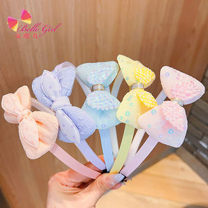 BELLEWORLD style coréen mignon filles princesse bandeaux noués mélange de couleur papillon arc <span class=keywords><strong>maquillage</strong></span> bébé <span class=keywords><strong>bandeau</strong></span> - Product Image 1