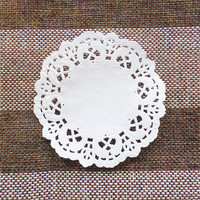 Napperon en papier ciré jetable décoratif pour la décoration de table et la présentation de gâteaux et de plats