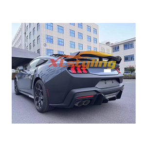 Kit de carrosserie XLstyling pour conversion de voiture Dark Horse Diffuseur de becquet de pare-chocs avant et arrière pour <span class=keywords><strong>Mustang</strong></span> 23 + facelift bodykit - Product Image 1