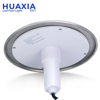 Huaxia 1-1/2 pouces Vinyle Piscine Fiber 35W RGB à distance 316SS Slim Flat Liner Pool Light Éclairage sous-marin
