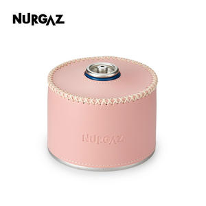 Housse de protection en cuir de vache pour bouteille de gaz Nurgaz, pour camping en plein air, alpinisme, housse de réservoir portable - Product Image 5