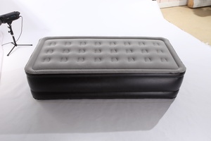 Cama de aire inflable de elevación alta, colchón de aire cómodo y elevado con bomba integrada, individual y doble - Product Image 4