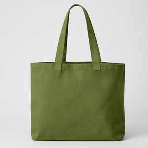 Sacs à provisions pliables en coton recyclé avec logo personnalisé imprimé en gros, sacs fourre-tout réutilisables pour femmes et hommes - Product Image 2