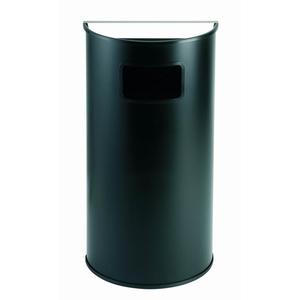 Papelera Semicircolare in Epossidico Nero 36 L per Rifiuti Interni - Product Image 1