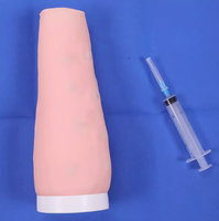 Maniquí de Brazo de Silicona para Ciencias Médicas, Simulación de Inyección Intradérmica e Intravenosa, Equipo de Laboratorio Desechable para Inyecciones, CE/ISO