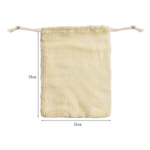 Marque privée, meilleure qualité, soins de la peau, sans produits chimiques, <span class=keywords><strong>démaquillant</strong></span> réutilisable, tampons en <span class=keywords><strong>coton</strong></span> de bambou biologique avec sac à linge en filet - Product Image 2