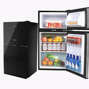 Refrigerador de <span class=keywords><strong>gas</strong></span> de la puerta doble del hogar vertical de 78L 138L en venta con el congelador superior - Product Image 4