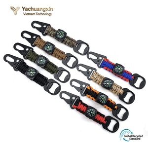GoalFit Outdoors - Cinturón de Cuerda de Nailon Hecho a Mano con Brújula Integrada para Kit de Supervivencia Multifuncional, Escalada y Emergencias al Aire Libre - Product Image 5