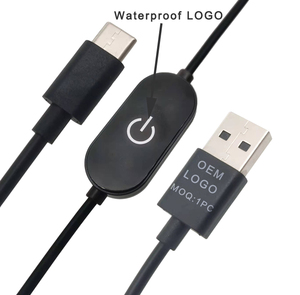 Cable USB de PVC con Interruptor, Macho a Hembra, para Lámpara de Escritorio LED Blanco Frío con <span class=keywords><strong>Atenuador</strong></span> en el Cable USB - Product Image 6
