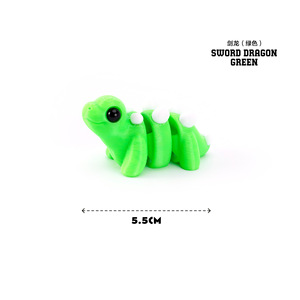 3D Printed Plastic Animal Models Frozen Gecko Frog Dinosaur Robot Stall Decor <b>Educational</b> <b>Toys</b> for Boy Kids - Product Image 3