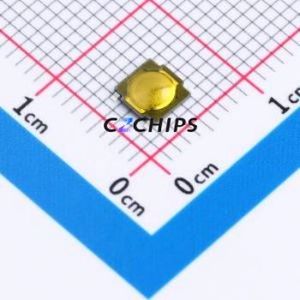 U44B552110 Tactile Switch SMD-4P,4.5x4.5mm Switch Single Pole Single Throw Round Button 2.6N 4.5mm - Product Image 1