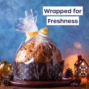 Rouleau de film cellophane transparent 31,5 po x 100 pi 3 mil, qualité alimentaire, pour paniers-cadeaux, friandises, emballage de fleurs - Product Image 6