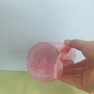 Bouteille de démaquillant en plastique ronde personnalisée de 300 ml (10 oz) de couleur rose clair avec pompes à pression, <span class=keywords><strong>eau</strong></span> <span class=keywords><strong>micellaire</strong></span>, démaquillant, bouteilles pour ongles - Product Image 6