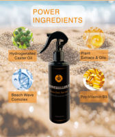 Kit de coiffage complet pour hommes Barber Organic Wavy Bundle, spray texturisant au sel marin, poudre texturisante, argile capillaire, pommade, volume naturel, texture