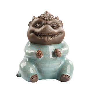 <b>Chinese</b> Zodiac Ceramic Figurines Handcrafted <b>Tea</b> Pets Multi Piece <b>Set</b> For Living Room Home Decor - Product Image 5