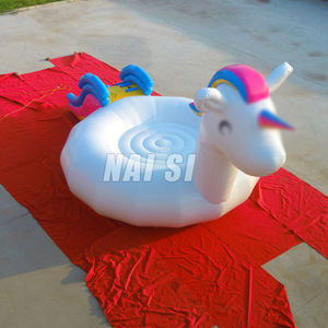 Cartoon Opblaasbare Zwembadvlotter Buitenzwembad Eiland Waterspeelgoed Commercieel Pvc Kids Dier Ride Watersportwatermatras - Product Image 6