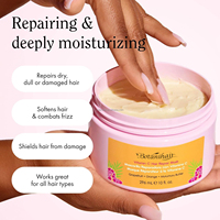 Masker Perawatan Rambut Vitamin C Murumuru Butter Grapefruit Orange Private Label untuk Mengontrol Rambut Kusut dan Rusak