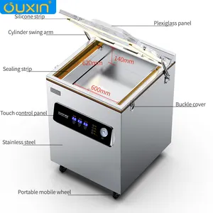 Ox-640 Enkele Kamer Vacuüm Grote Zak Sluitmachine Voedsel Vacuüm Sealer Machine Met Vacuüm Afdichting Zakken