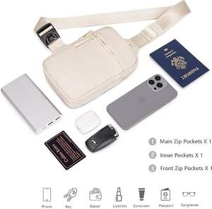 Mini sac bandoulière pour homme et femme Mode été Fermeture éclair Résistant à l'eau Sac de voyage Sac de sport Fabriqué au Vietnam - Product Image 4