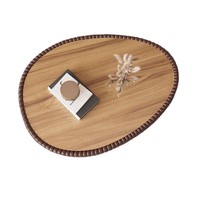 Modernes Schlichtheit-Design Kleiner Wohnzimmertisch für Apartments Unregelmäßig Gänseei-förmiger Kreativer Steinplatten-Couchtisch