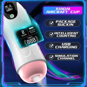 8 Frequency Electric LCD Display Male Trainer Sucking Masturbation Cup - Product Image 4