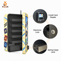 Distributeur mural intelligent de cartes IP avec lecteur de cartes et écran tactile, mini distributeur de cartes à collectionner pour la vente de cartes de jeu