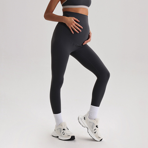 <span class=keywords><strong>Leggings</strong></span> de Yoga de Cintura Alta para Embarazadas al por Mayor, Pantalones de Maternidad para Yoga - Product Image 4