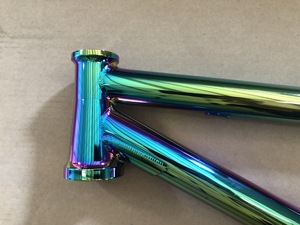 26 "La cromoly tierra saltar bicicleta marco Marco de <span class=keywords><strong>aceite</strong></span> colorido Arco Iris marco - Product Image 3