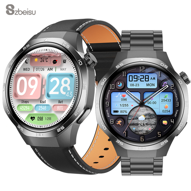 Watch 5 Max Smart Watch GPS HD Screen IP67 Waterproof 4-Day Battery Sports & Sleep Tracker with Compass and Metal Case