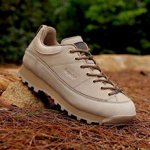 High Quality Genuine Leather Waterproof Thick Bottom Winter Trekking Hiking Shoes Wear-resistant Non-slip Outdoor Hiking <b>Boots</b> - Product Image 1