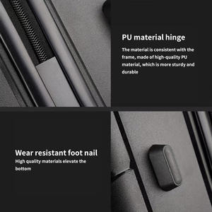 Set da Viaggio d'Affari 3 Pezzi in Materiale PP con Ruote a 360° °   Valigia da Cabina Silenziosa con Ruote, Grande Capacità e Chiusura a Combinazione - Product Image 6